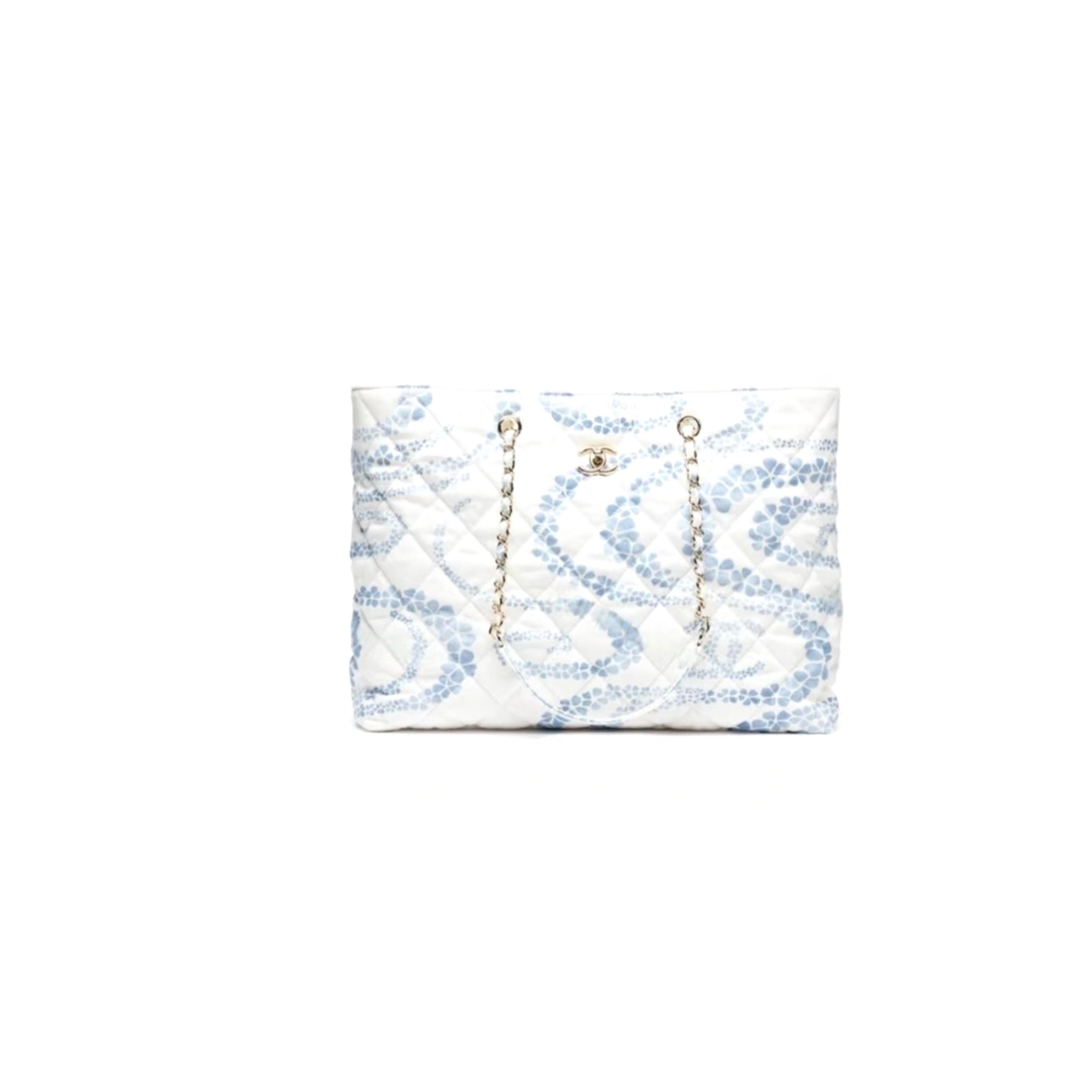 CHANEL SHOPPING BAG PRINTED DENIM AS5429 (37*28.5*13cm)